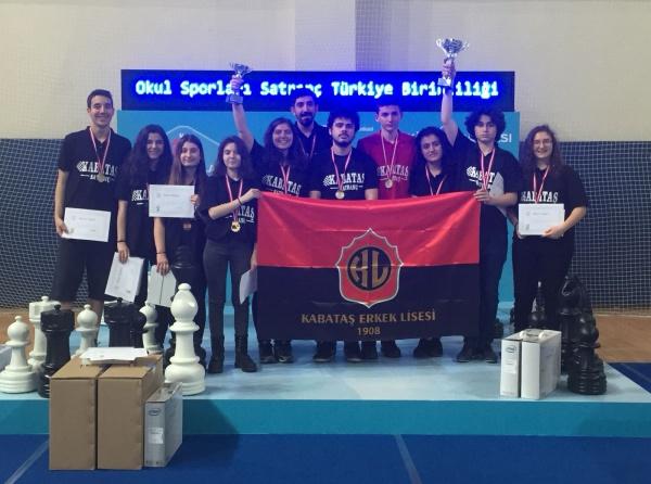 Satranç Takımımız Türkiye Şampiyonu