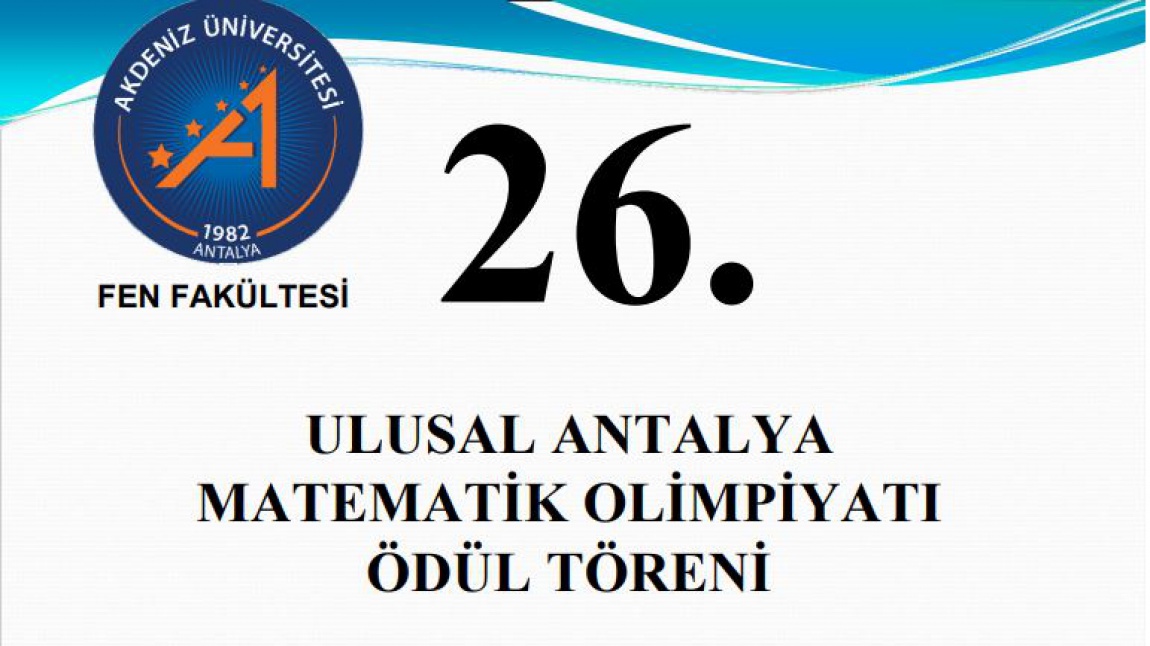 Ulusal Akdeniz Matematik Olimpiyatları